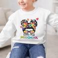 Little Miss Preschool Back To School Messy Kids Girls Graphic Kid Sweatshirt Little Miss Preschool Back To School Messy Kids Girls Graphic Kid Sweatshirt