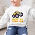 Monster Truck Jam School Bus Yellow Back To School Toddlers Graphic Kid Sweatshirt Monster Truck Jam School Bus Yellow Back To School Toddlers Graphic Kid Sweatshirt