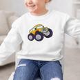 Monster Truck School Bus Yellow Back To School Kids Toddler Graphic Kid Sweatshirt