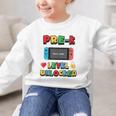 Pre-K Level Unlocked Back To School Video Game Graphic Kid Sweatshirt Pre-K Level Unlocked Back To School Video Game Graphic Kid Sweatshirt