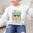 Pre-K Vibes Smile Face Back To School Pre-K Graphic Kid Sweatshirt Pre-K Vibes Smile Face Back To School Pre-K Graphic Kid Sweatshirt