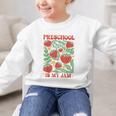 Preschool Is My Jam Boho Floral Strawberry Back To School Graphic Kid Sweatshirt Preschool Is My Jam Boho Floral Strawberry Back To School Graphic Kid Sweatshirt