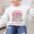 Proud Mom Class Of 2038 Retro Kindergarten Back To School Graphic Kid Sweatshirt Proud Mom Class Of 2038 Retro Kindergarten Back To School Graphic Kid Sweatshirt