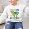 Roaring Into Kindergarten DinosaurRex Back To School Boys Performance Graphic Kid Sweatshirt Roaring Into Kindergarten DinosaurRex Back To School Boys Performance Graphic Kid Sweatshirt