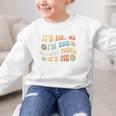 School Psych Psychologist Back To School Groovy Vintage Graphic Kid Sweatshirt School Psych Psychologist Back To School Groovy Vintage Graphic Kid Sweatshirt