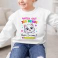 Watch Out 3rd Grade Here I Come Girls Cat Back To School Graphic Kid Sweatshirt
