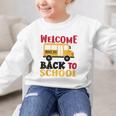 Welcome Back To School For Bus Drivers First Day Of School Graphic Kid Sweatshirt