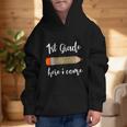 1st Grade Here I Come Leopard Pencil Back To School Student Graphic Kid Hoodie 1st Grade Here I Come Leopard Pencil Back To School Student Graphic Kid Hoodie