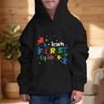 Back To School Autism Puzzle Pieces Autistic First Grade ASD Graphic Kid Hoodie Back To School Autism Puzzle Pieces Autistic First Grade ASD Graphic Kid Hoodie