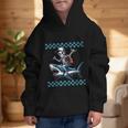 Boys Skeleton Riding a Shark Back To School Graphic Kid Hoodie Boys Skeleton Riding a Shark Back To School Graphic Kid Hoodie
