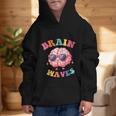 Brain Waves Last Day Of School Back To School Graphic Kid Hoodie