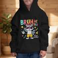 Bruh We Back Raccoon Back To School Graphic Kid Hoodie Bruh We Back Raccoon Back To School Graphic Kid Hoodie