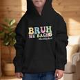 Bruh We Back Back To School Boys Girls Kids First Day School Graphic Kid Hoodie