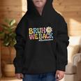 Bruh We Back Back To School First Day Of School Graphic Kid Hoodie