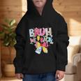 Bruh We Back Sixth Graders Back To School Coquette Bow Girl Graphic Kid Hoodie