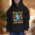 Bruh I'm In 2nd Grade Dabbing Boys Kids Gamer Back To School Graphic Kid Hoodie