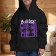 Bulldogs Cheer Back To School Cheerleading Spirit P Graphic Kid Hoodie Bulldogs Cheer Back To School Cheerleading Spirit P Graphic Kid Hoodie