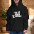 Bulldogs Mascot Back To School Team Spirit Graphic Kid Hoodie