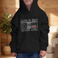 Class Of 2025 Senior Level Back To School Gamer Graduation Graphic Kid Hoodie Class Of 2025 Senior Level Back To School Gamer Graduation Graphic Kid Hoodie