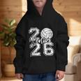 Class Of 2026 Volleyball Senior 2026 Back To School Graphic Kid Hoodie Class Of 2026 Volleyball Senior 2026 Back To School Graphic Kid Hoodie
