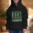 Class Of 2027 Countdown In Progress Fun Back To School Retro Graphic Kid Hoodie