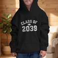 Class Of 2039 Grow Witih Me School Back To School First Day Graphic Kid Hoodie Class Of 2039 Grow Witih Me School Back To School First Day Graphic Kid Hoodie