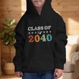 Class Of 2040 Grow With Me First Day School Back To School Graphic Kid Hoodie