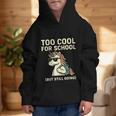 Too Cool For School Unicorn Back To School Humor Graphic Kid Hoodie Too Cool For School Unicorn Back To School Humor Graphic Kid Hoodie