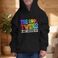 Cool Twins Just Showed Up Kid Boy Teen Twin Back To School Graphic Kid Hoodie