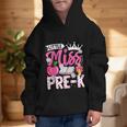 Cute Back To School Pre-K First Day Of School Pre-K Girls Graphic Kid Hoodie Cute Back To School Pre-K First Day Of School Pre-K Girls Graphic Kid Hoodie