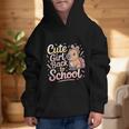Cute Girl Back To School Capybara First Day Of School Kids Graphic Kid Hoodie