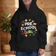 Cute Preschool Girl First Day Of School Back To School Graphic Kid Hoodie Cute Preschool Girl First Day Of School Back To School Graphic Kid Hoodie