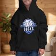Ducks Volleyball Back To School Spirit B Graphic Kid Hoodie Ducks Volleyball Back To School Spirit B Graphic Kid Hoodie