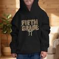 Fifth Grade Leopard Coquette Bow Back To School Women Girls Graphic Kid Hoodie Fifth Grade Leopard Coquette Bow Back To School Women Girls Graphic Kid Hoodie