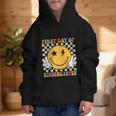 First Day Of Kindergarten Retro Back To School Girls Kids Graphic Kid Hoodie First Day Of Kindergarten Retro Back To School Girls Kids Graphic Kid Hoodie