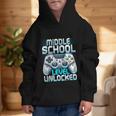 First Day Of Middle School Level Unlocked Back To School Graphic Kid Hoodie First Day Of Middle School Level Unlocked Back To School Graphic Kid Hoodie