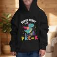 First Day Pre-K Back To School Dinosaur Graphic Kid Hoodie First Day Pre-K Back To School Dinosaur Graphic Kid Hoodie