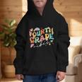 Fourth Grade Vibes 4th Grade Team Groovy Back To School Graphic Kid Hoodie