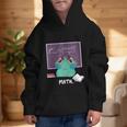 Frog Hates Math Kawaii Science Back To School Kids Graphic Kid Hoodie