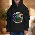 Front Office Squad Back To School Happy First Day Of School Graphic Kid Hoodie Front Office Squad Back To School Happy First Day Of School Graphic Kid Hoodie