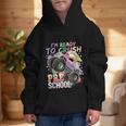 Girls Monster Trucks Ready To Crush Preschool Back To School Graphic Kid Hoodie Girls Monster Trucks Ready To Crush Preschool Back To School Graphic Kid Hoodie