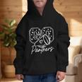 Go Cheer Panthers High School Spirit Team Back To School Graphic Kid Hoodie
