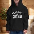 Graduation Class Of 2039 Grow Witth Me School Back To School Graphic Kid Hoodie Graduation Class Of 2039 Grow Witth Me School Back To School Graphic Kid Hoodie