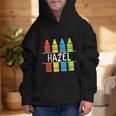 Hazel Crayon Back To School Kids Graphic Kid Hoodie Hazel Crayon Back To School Kids Graphic Kid Hoodie