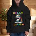 Hello First Grade Panda Lover Back To School Kids Boys Girls Graphic Kid Hoodie Hello First Grade Panda Lover Back To School Kids Boys Girls Graphic Kid Hoodie