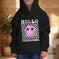 Hello Preschool Groovy Back To School Pre-K Team Girls Kids Graphic Kid Hoodie Hello Preschool Groovy Back To School Pre-K Team Girls Kids Graphic Kid Hoodie