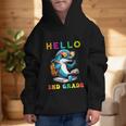 Hello Second Grade Dolphin Lover Back To School Kid Boy Girl Graphic Kid Hoodie