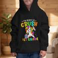 I'm Ready To Crush 1st Grade Dabbing Unicorn Back To School Graphic Kid Hoodie I'm Ready To Crush 1st Grade Dabbing Unicorn Back To School Graphic Kid Hoodie