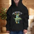 I'm Ready To Crush 4K Dinosaur Back To School 4K Kid Graphic Kid Hoodie