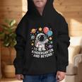 To Kindergarten And Beyond Astronaut Space Back To School Graphic Kid Hoodie To Kindergarten And Beyond Astronaut Space Back To School Graphic Kid Hoodie